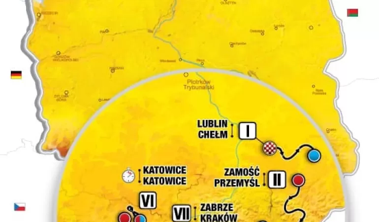 Tychy Info Wideo Foto Znamy Trase Lokalnych Etapow Tour De Pologne Bielsko Biala