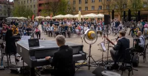 [FOTO] 3 maja w Tychach - obchody i koncert piosenek J. Kaczmarskiego